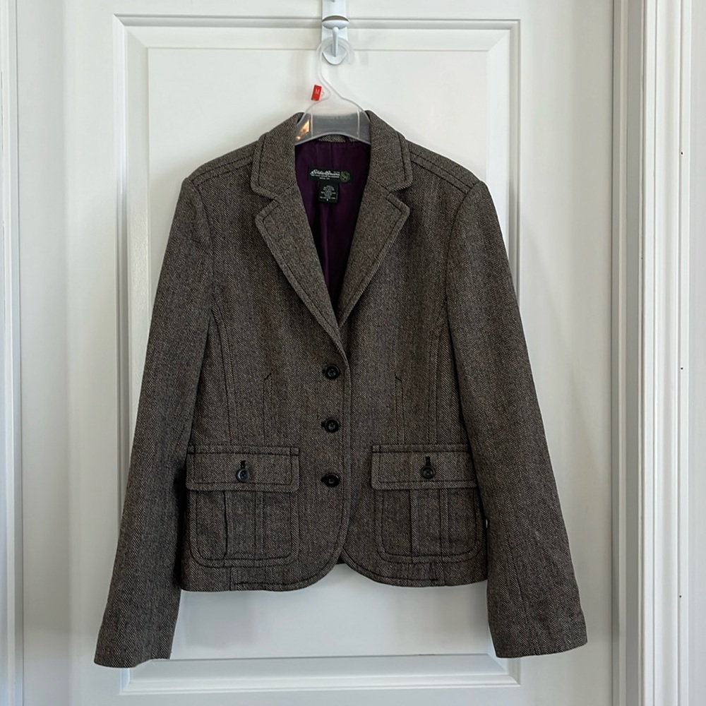 Eddie Bauer wool blend jacket size 8